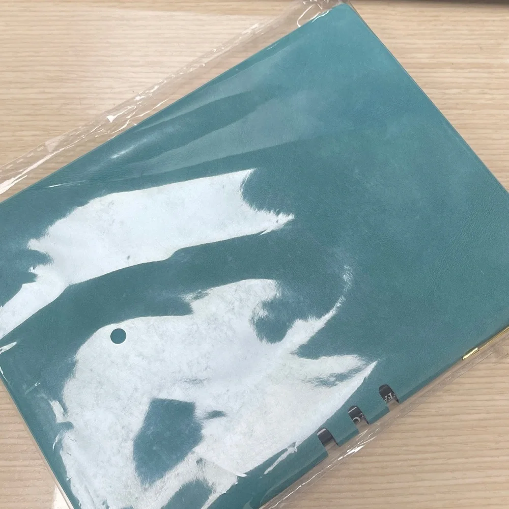 TIFFANY & CO. Suede Leather Notebook & Pen